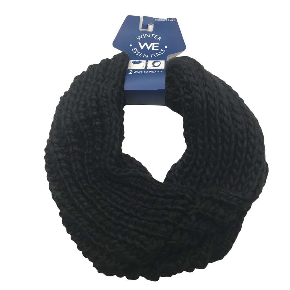 Winter Essentials Women's One Size Black Neck Warmer New